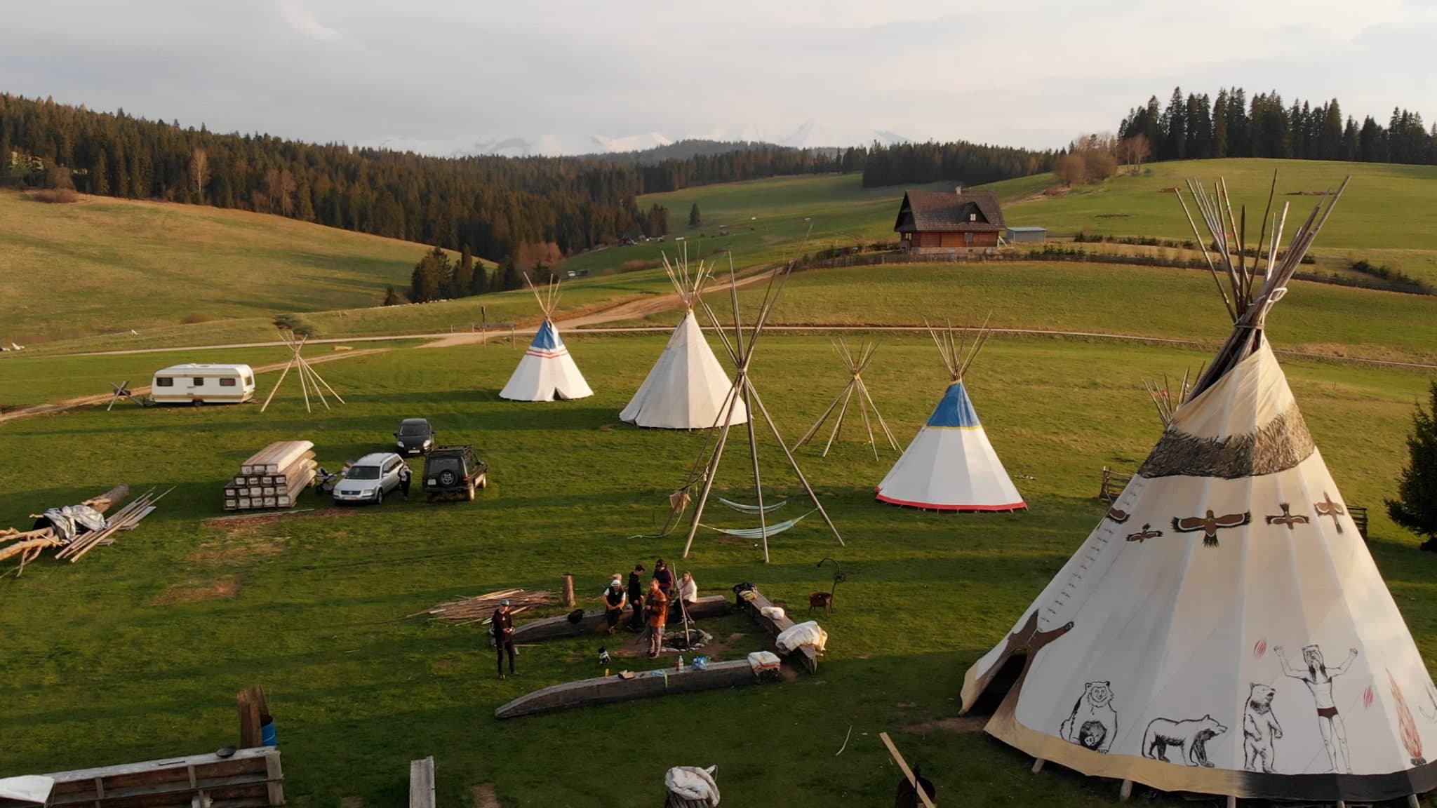 Wioska indiańska w Kacwinie